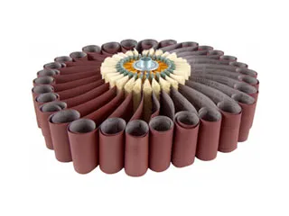 Rodillo circular para banda abrasiva de uso industrial