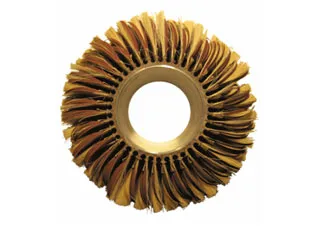 Cepillo abrasivo circular para uso industrial