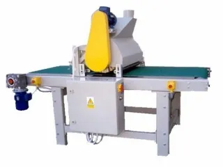 Lijadora industrial con cubierta amarilla