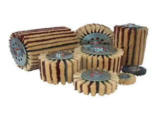 Juego de varios cepillos abrasivos para máquinas industriales